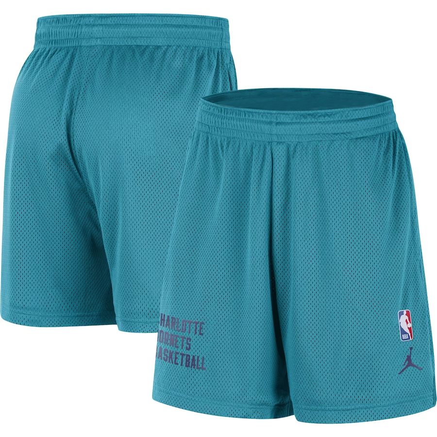 2024 Men NBA Charlotte Hornets green shorts